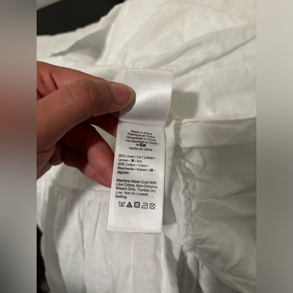 NWT J CREW Cotton-linen button-front beach dress - Picture 8 of 9